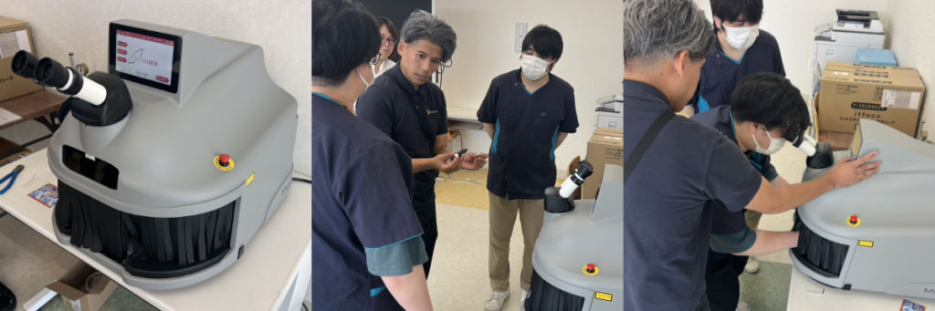 チタン溶接機導入